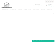 Tablet Screenshot of patientcare.lvpei.org